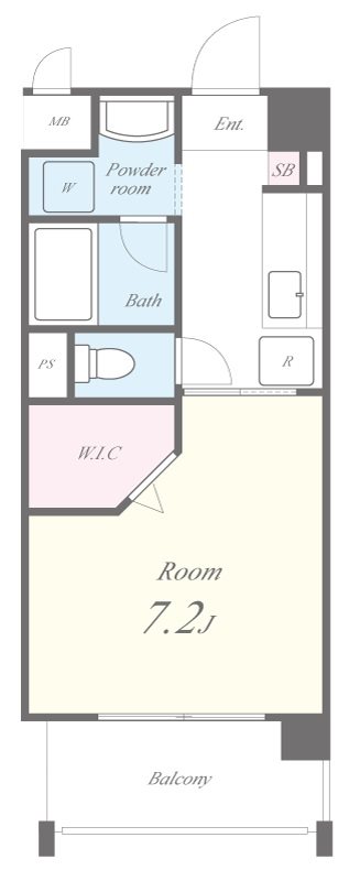 ラ・パルス 間取り図