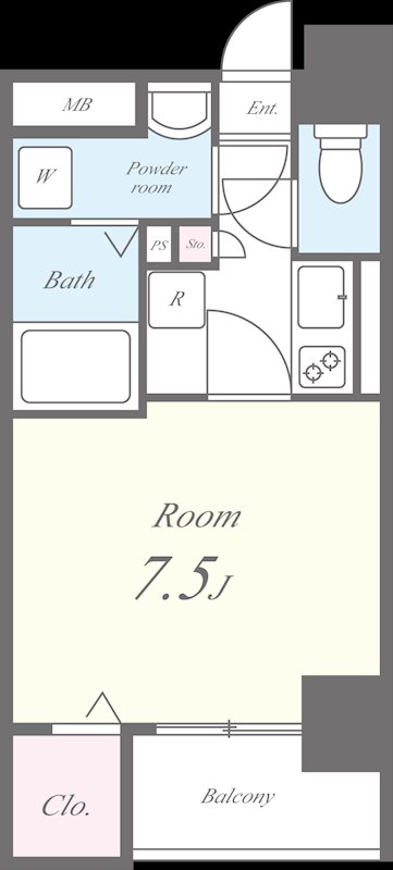 ヒルズ飛鳥山 間取り図
