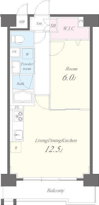 モンテジョア 間取り図