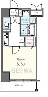 コンパル汐留 間取り図