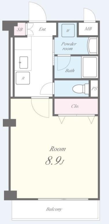 ブランチェリー新石切 303号室 間取り