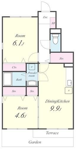 クレベール 間取り図