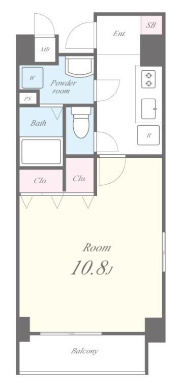 ブルーアース品川 間取り図
