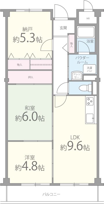 リベール石澄 間取り図