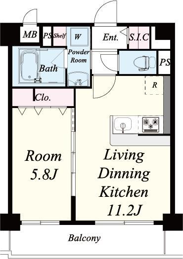 エスポワール都貴 間取り図