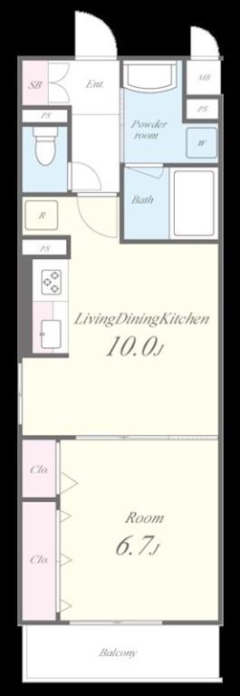 アーバンコート小山 間取り図