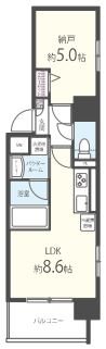 Le・CIEL天王寺 間取り図