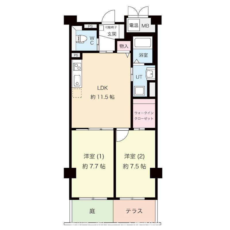 我楽ハウス 間取り図