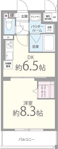 ラフィーヌフジ 間取り図