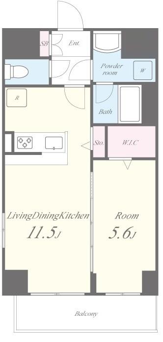 ブランエール戸越 間取り図