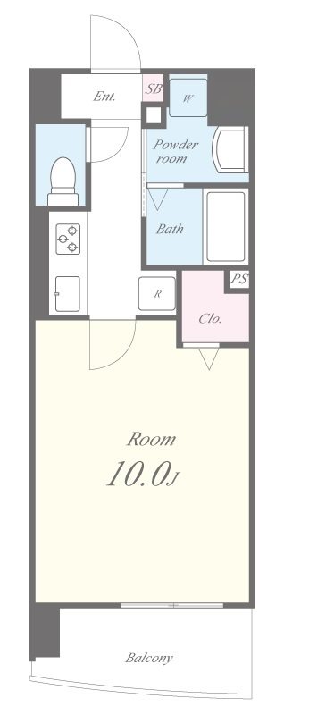 グランディール タチバネ 間取り図