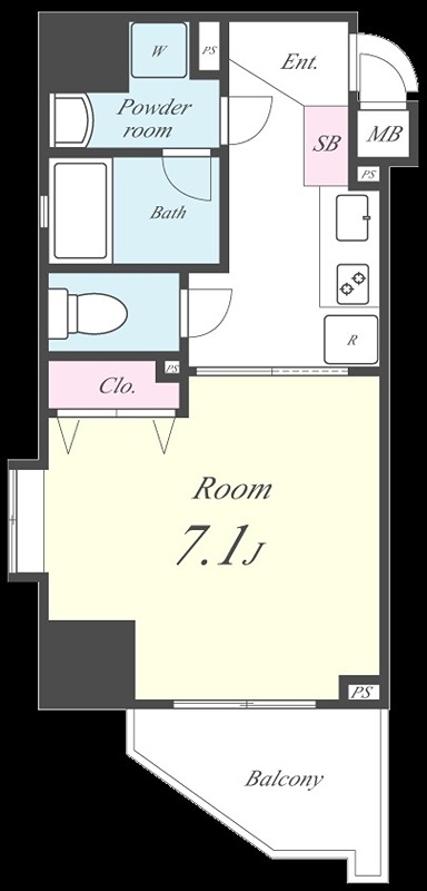 セイワパレス長堀南 間取り図