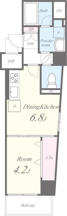 LUKICIA神楽坂 間取り図