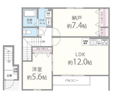 ベロ クオーレ豊南 206号室 間取り