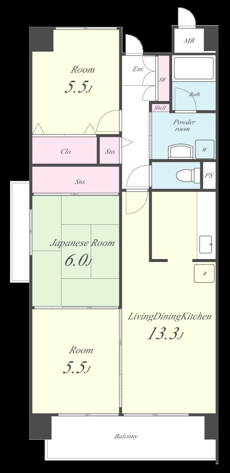 スペランツァ西神戸 間取り図