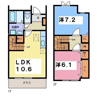 アムール　ペイサージュ 間取り図