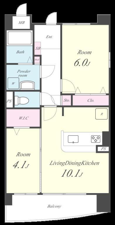 サンライズ オモテ 間取り図
