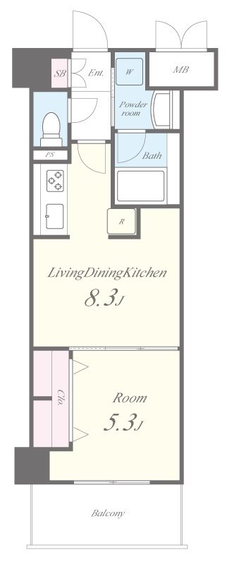 Con Fiorire(コンフィオリーレ) 間取り図