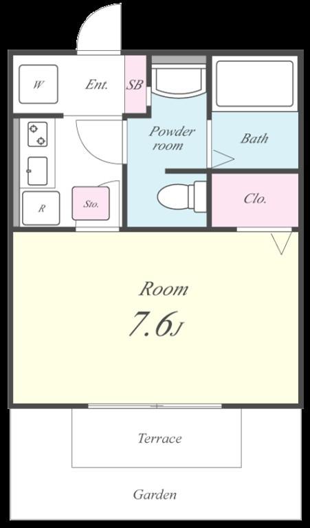 ミルフィーユⅡ 間取り図