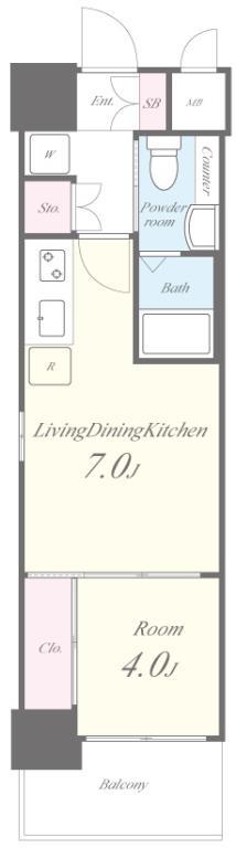 LaCASA玉造 間取り図