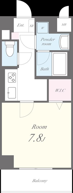 ensolaille(アンソレイユ) 間取り図