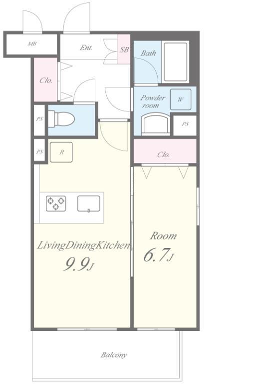 ESPERANZA TACHIKAWA 間取り図