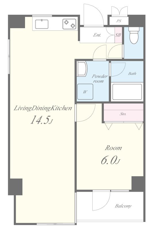 エスティガーデン 間取り図