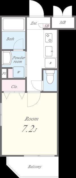 G-ハイム柳橋 間取り図