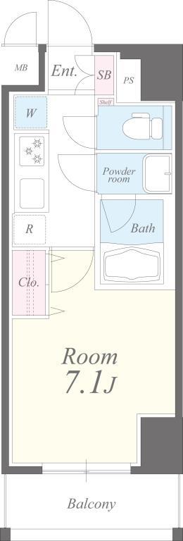 ロイヤルプレイス西荻窪 間取り図