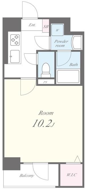 アビティ南大井Ⅰ 間取り図