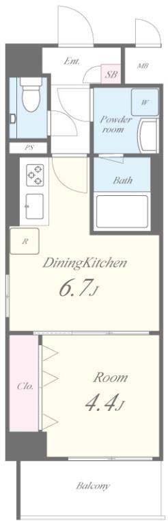 シエル豊島 間取り図