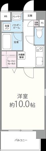 フランディル　オーラ 間取り図