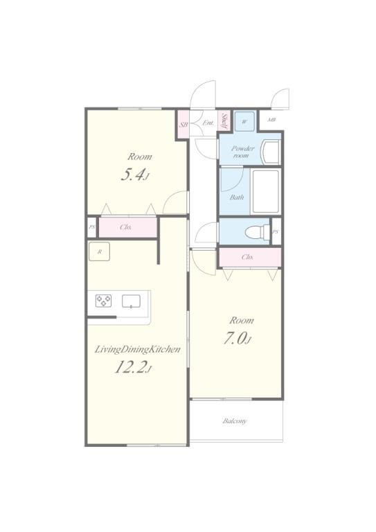 ルミネ中央 間取り図