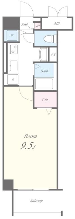 プレジール千駄木 間取り図