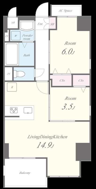 アルカス聖蹟 間取り図