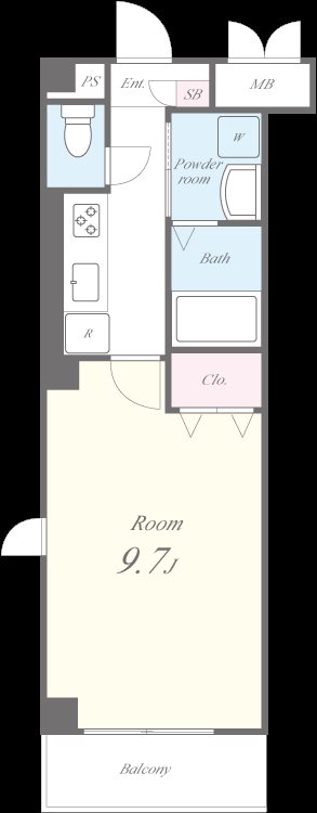 プリムベール北赤羽 間取り図