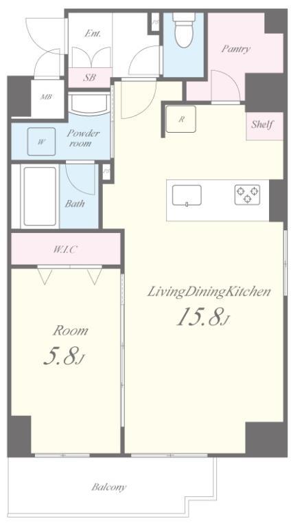 グランデュール秋葉原 間取り図