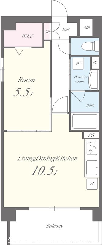 ﾄｩｼﾞｭｰﾙ ﾊﾟﾅｼｪ 間取り図