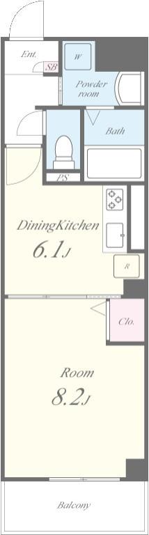 CONFORT NISHIHIRO 間取り図