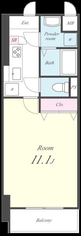 ラフィネ所沢 間取り図