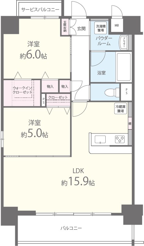 メゾン・ド・パニール 間取り図