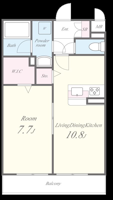 BRAVE ARK 間取り図