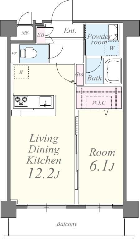 ライツ 石原 間取り図