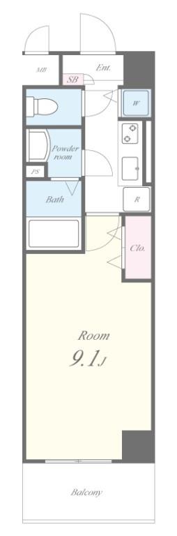 エスポアール蘆花公園 間取り図