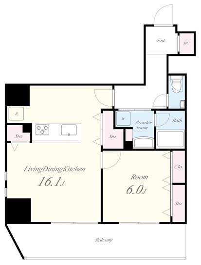 テアトル神南 間取り図