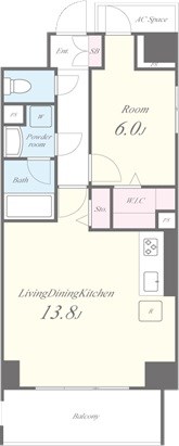 フルール・ラ・メール 間取り図