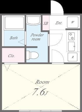 ヴィラージュ志伊Ⅱ 間取り図
