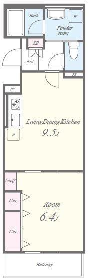 カーサコリーナ(北区) 間取り図