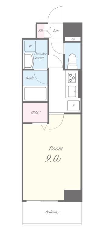 Maison de Grand Marais 間取り図