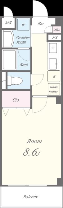 ヴァンセットモネ 間取り図